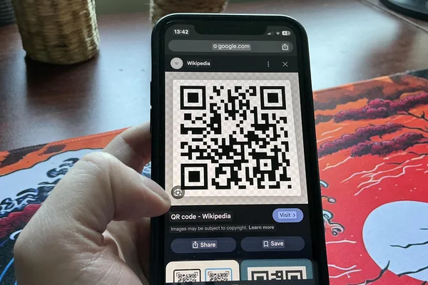 在 iOS 和 Android 上扫描截图中的二维码
