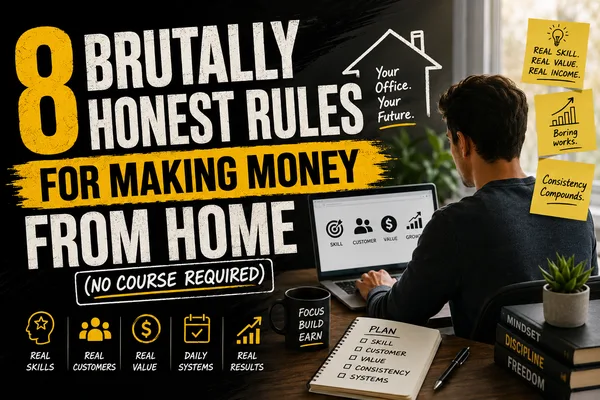 8 Rules for Making Money From Home Without a Course