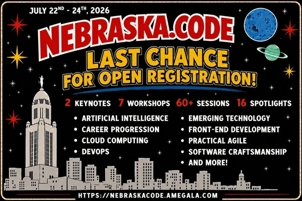 Nebraska.Code() conference registration closing July 7th