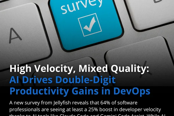 AI boosts developer productivity by over 25%, survey finds