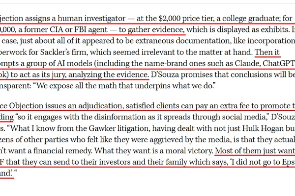 Objection uses human investigators and AI juries for dispute resolution
