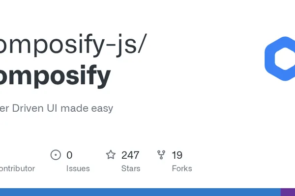 Composify offers open-source visual editor for React Server-Driven UI