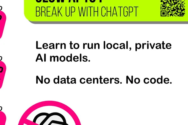 Workshop to teach local, private AI alternatives to ChatGPT