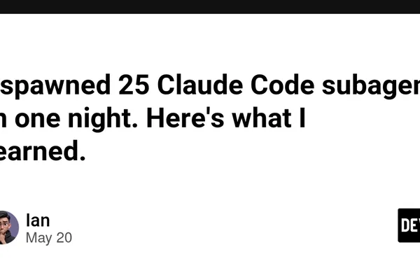 开发者使用 Claude Code 子代理构建了 37 个 AI 代理