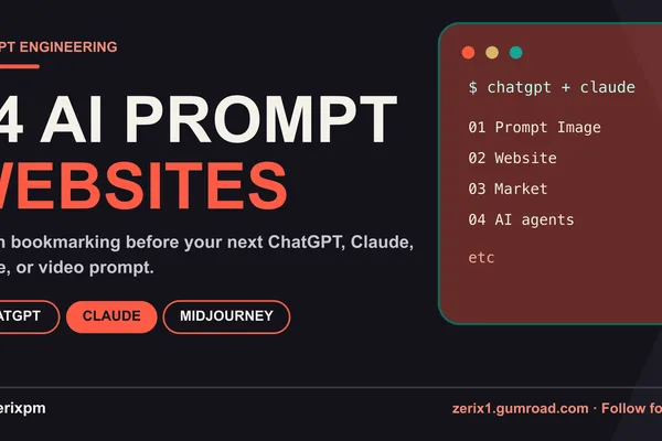 12 AI Prompt Websites for ChatGPT and Image Generation Tools