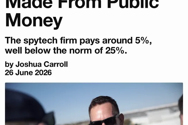 Palantir criticized for low tax contributions