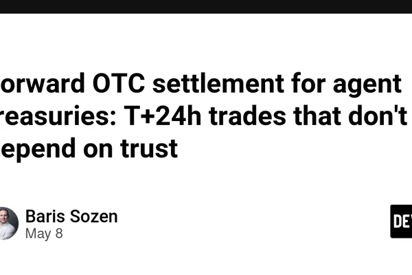 Hashlock Markets enables agent treasuries to execute forward OTC trades
