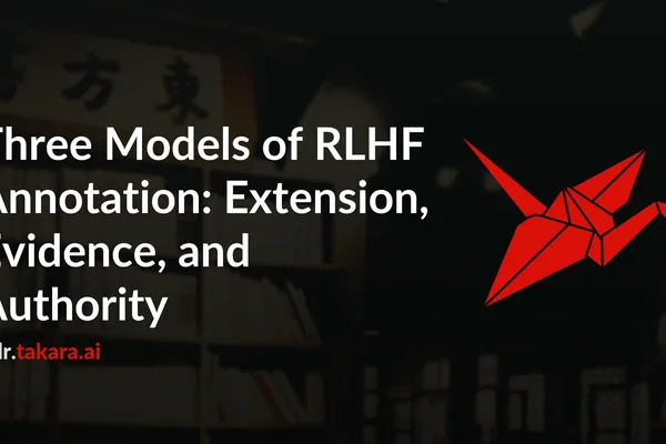 Hugging Face paper explores three models for RLHF annotation