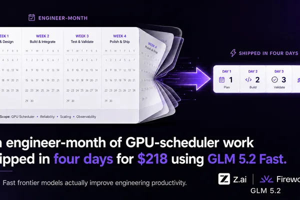 GLM 5.2 Fast 将复杂功能开发速度提升至四天