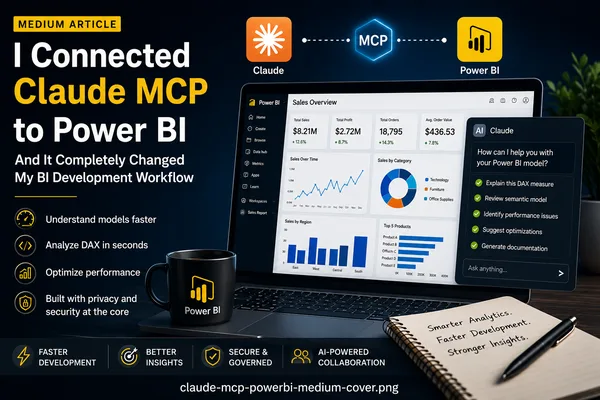 Claude MCP 集成增强了 Power BI 开发工作流程