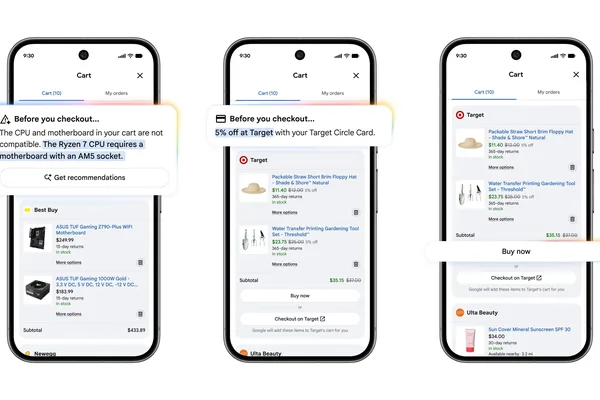 Google launches Universal Cart, AI agents to manage online shopping