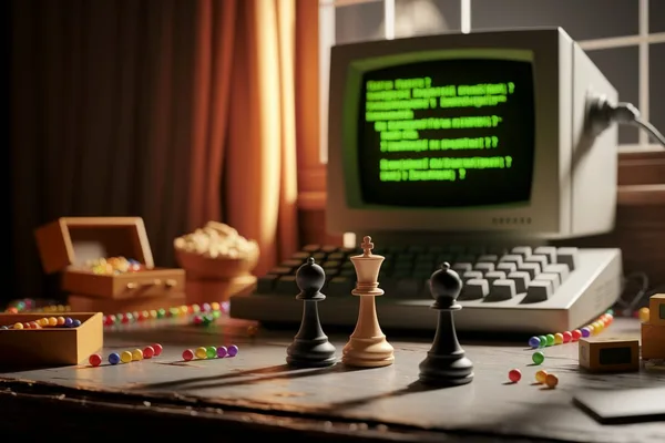 BASIC game Hexapawn's mysterious DATA statements decoded by AI
