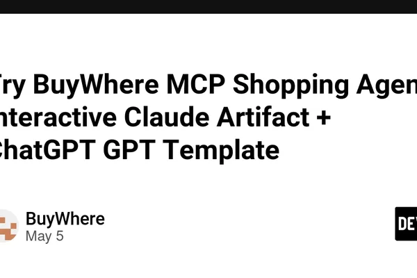 BuyWhere launches interactive AI shopping agents for Claude and ChatGPT