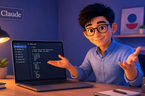 Claude AI Assistant Guides Users to Create Skill.md in 30 Minutes