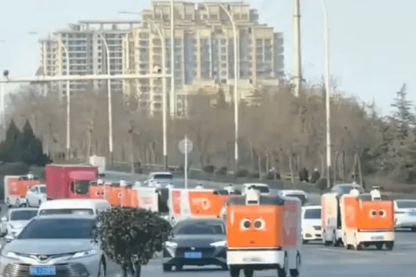 China deploys 10,000+ autonomous delivery bots for logistics