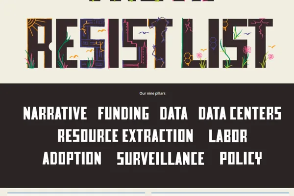 Karen Hao launches AI Resist List to catalog resistance movements