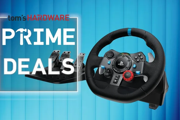 Logitech G29 racing wheel drops to $180 for Prime Day