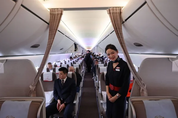 中国商飞升级C919喷气式飞机以改善乘客体验