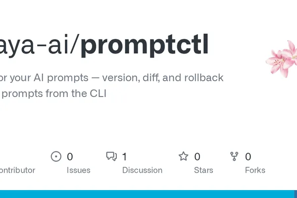 Promptctl brings Git-like version control to AI prompt management