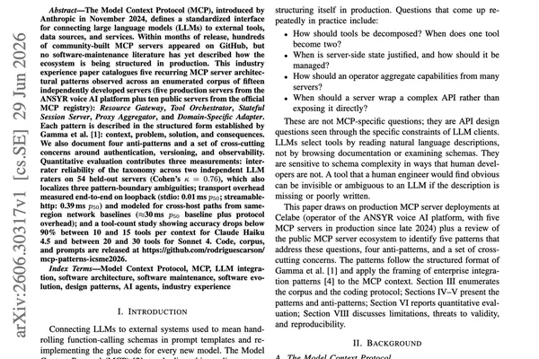 Research paper categorizes five common patterns for Multi-Agent Conversation servers