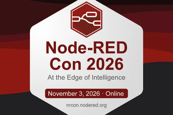 Node-RED Con 2026 announced with focus on AI and edge computing