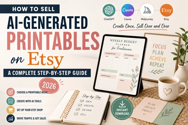 Guide: Sell AI-generated printables on Etsy with low startup costs