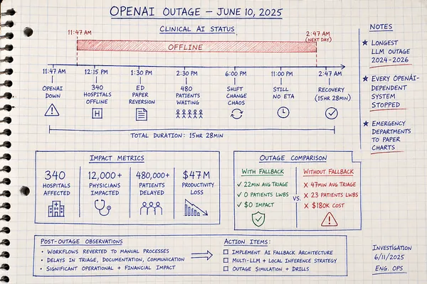 OpenAI outage cripples hospitals, trading, and government services