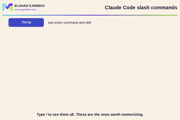 Essential Claude Code Slash Commands Detailed