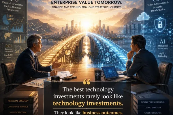 CFOs and CIOs must align on business value, not just IT costs