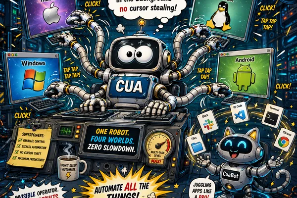 开源 Cua 基础设施使 AI 代理能够控制桌面