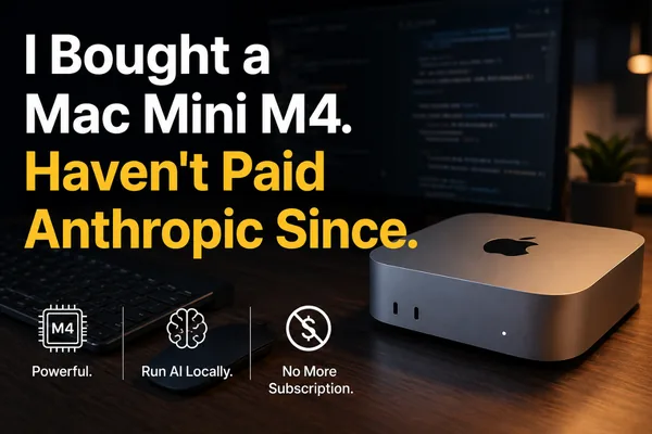 Mac Mini M4 采用为用户节省了 Anthropic AI 的费用