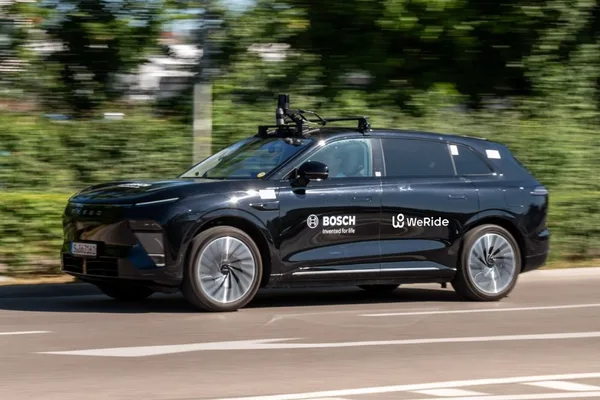 WeRide expands L2++ intelligent driving solutions globally with Bosch partnership