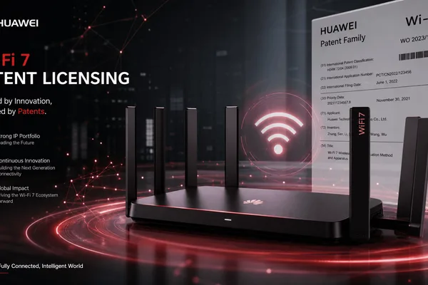 Huawei sets Wi-Fi 7 patent rate at $0.50 per device, AI model catch-up debated