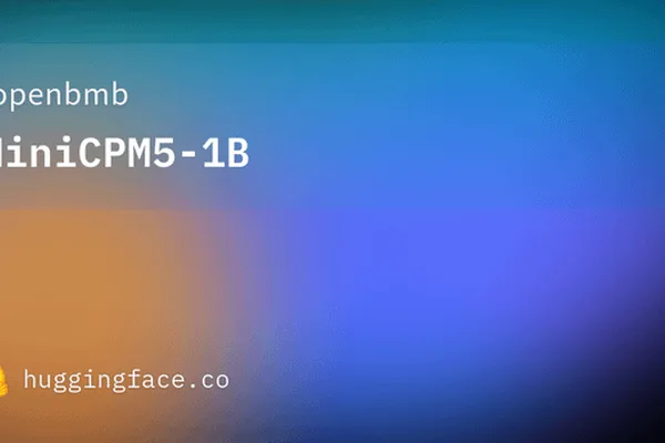 OpenBMB releases MiniCPM5-1B for on-device AI tasks