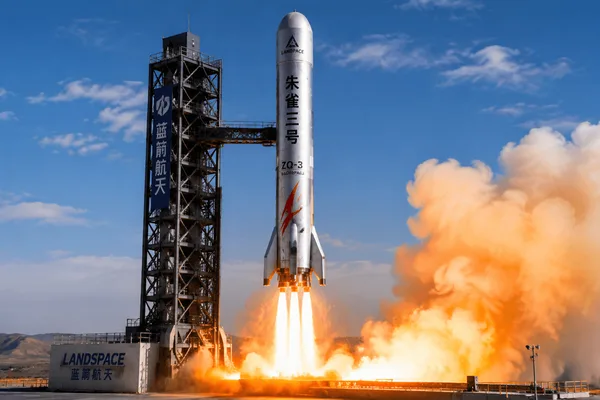 LandSpace's Zhuque-3 rocket completes static fire test