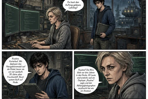 Frederic posts about AI, Comics, Node.js, and Sci-Fi