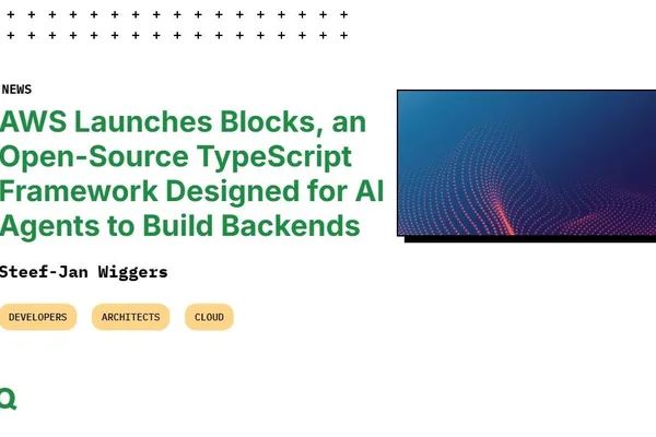 AWS launches open-source Blocks framework for AI agent backend generation