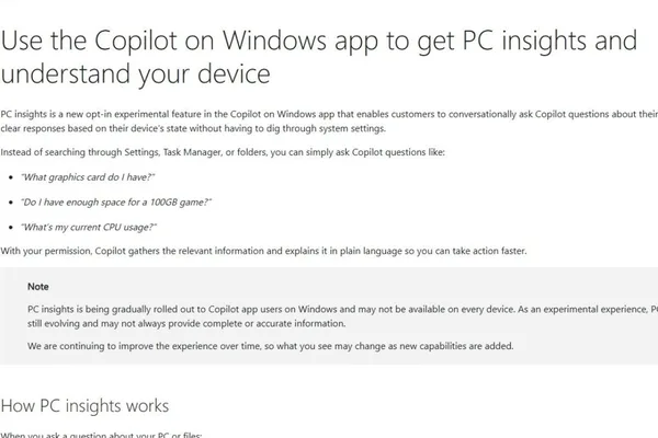 Copilot tests game compatibility feature for PCs