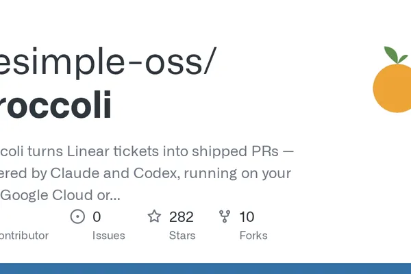 Broccoli AI agent deploys code from Linear tickets to GCP via Claude