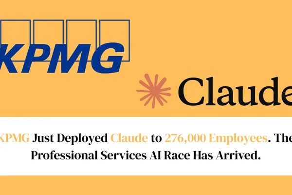 KPMG deploys Anthropic's Claude AI to 276,000 employees