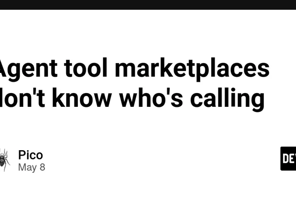 AI agent tool marketplace removes API keys, creating identity and dispute challenges
