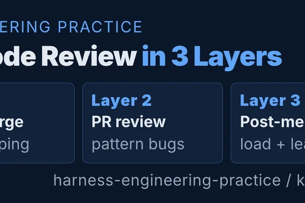 Developer implements 3-layer AI code review to catch bugs