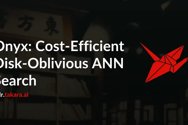 Onyx offers cost-efficient, disk-oblivious ANN search for sensitive data