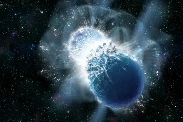 AI model simulates neutron star mergers to explain heavy element creation