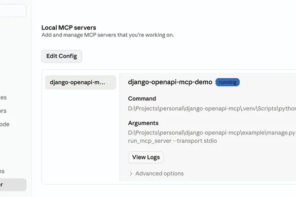 Generate MCP Servers from Django OpenAPI Schemas for Claude Integration