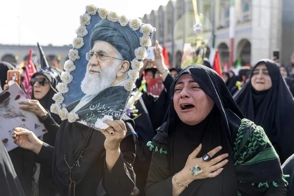 Ayatollah Ali Khamenei's Funeral Procession Underway in Iraq