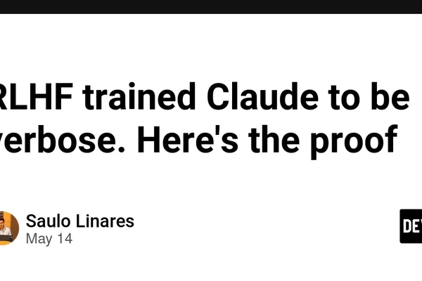 RLHF training makes Claude models overly verbose, experiment shows