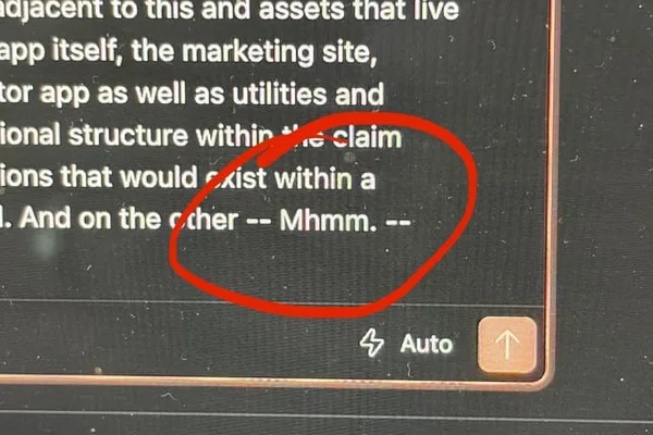 User shares humorous Claude dictation mishap