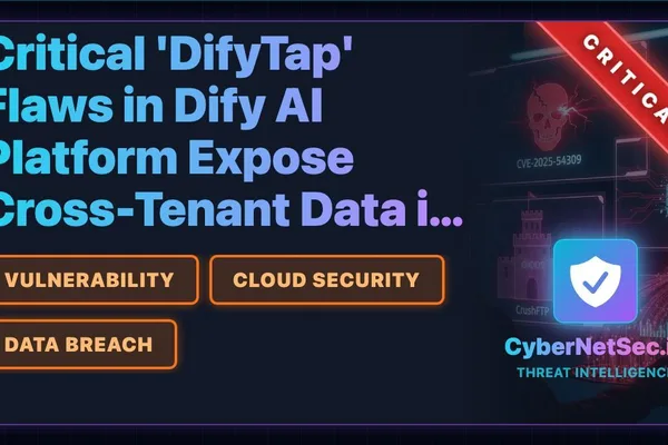 Dify AI Platform Suffers Critical 'DifyTap' Vulnerabilities Exposing User Data