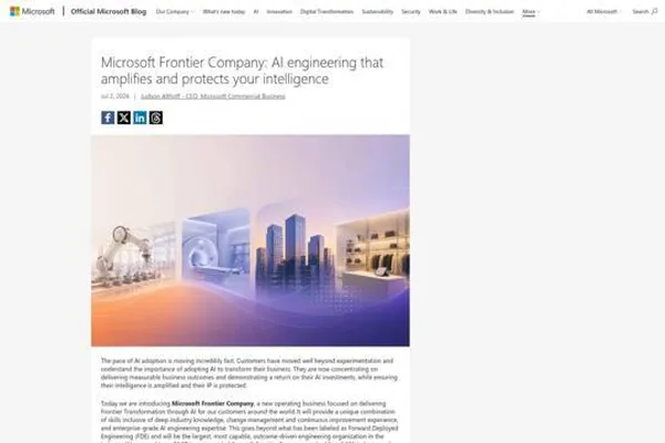 Microsoft announces internal reorganization impacting Industry Solutions Delivery